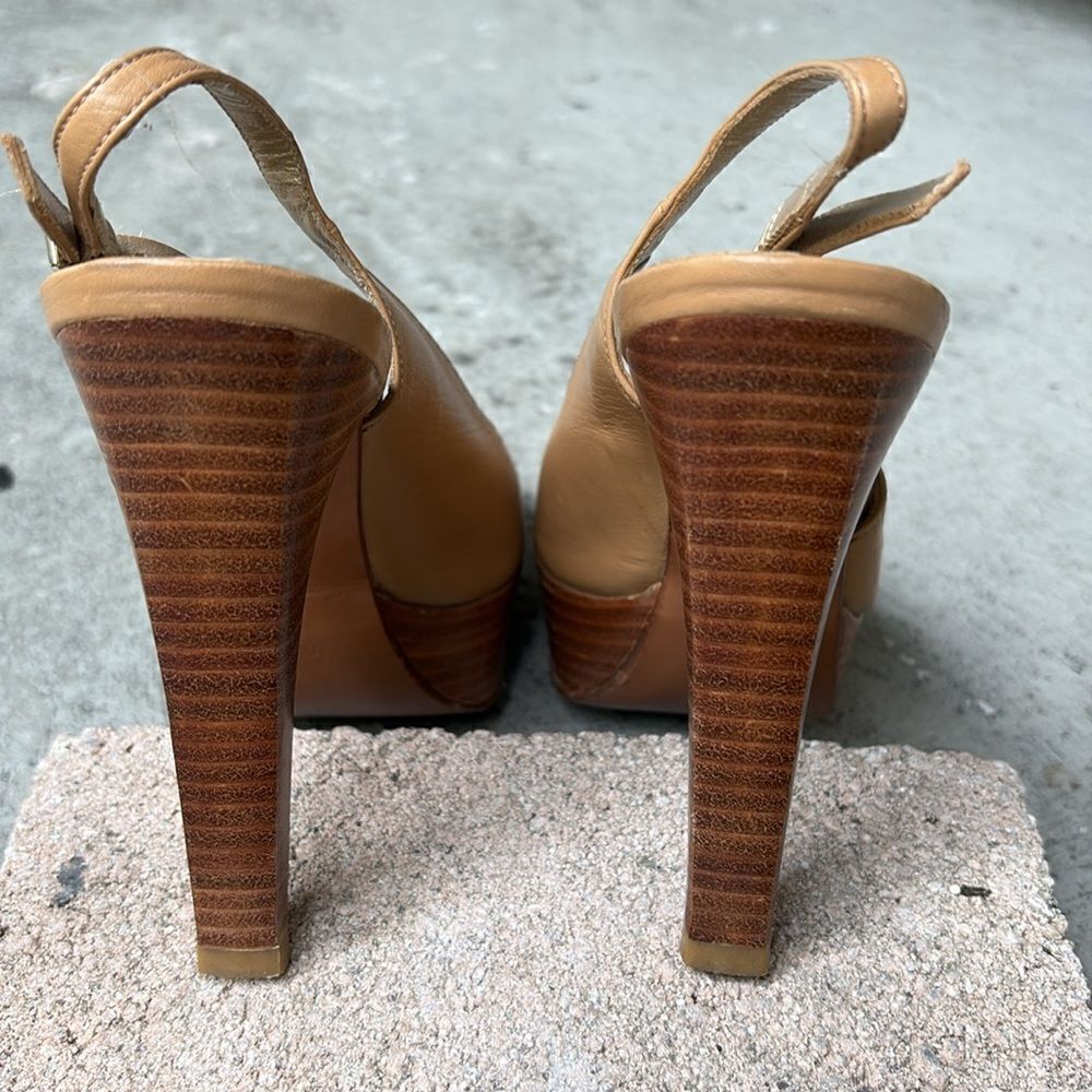 Stuart Weitzman platform sling backs - Picture 6 of 9